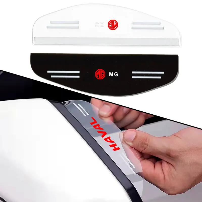 

2pc Brand New Car Rearview Mirror Rain Eyebrow Protective Cover for MG Zs 2021 Mg3 5 Hs Mgn 12h TF ZR ZS ES GS Car Accessories