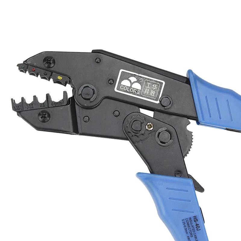 Crimping pliers HS-40J for plug/tube/insulation/non insulating/crimping cap/coaxial cable terminals kit 230mm clamp tools | Инструменты