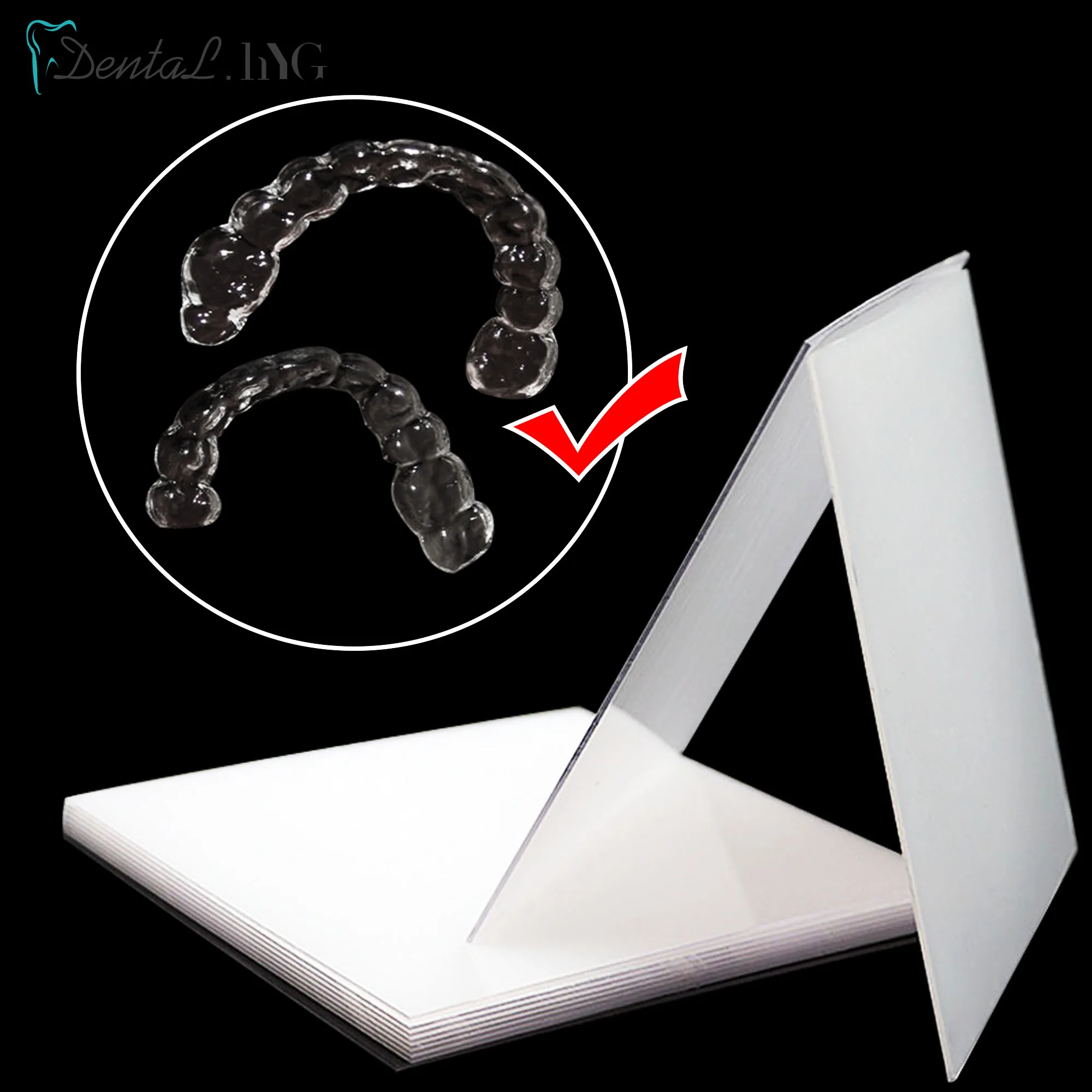 10/15/20 pcs Dental Lab Orthodontic Splint Retainer Slice Vacuum Forming Sheet Soft Hard 1.0/1.5/2.0mm Thermoforming Material | Красота и