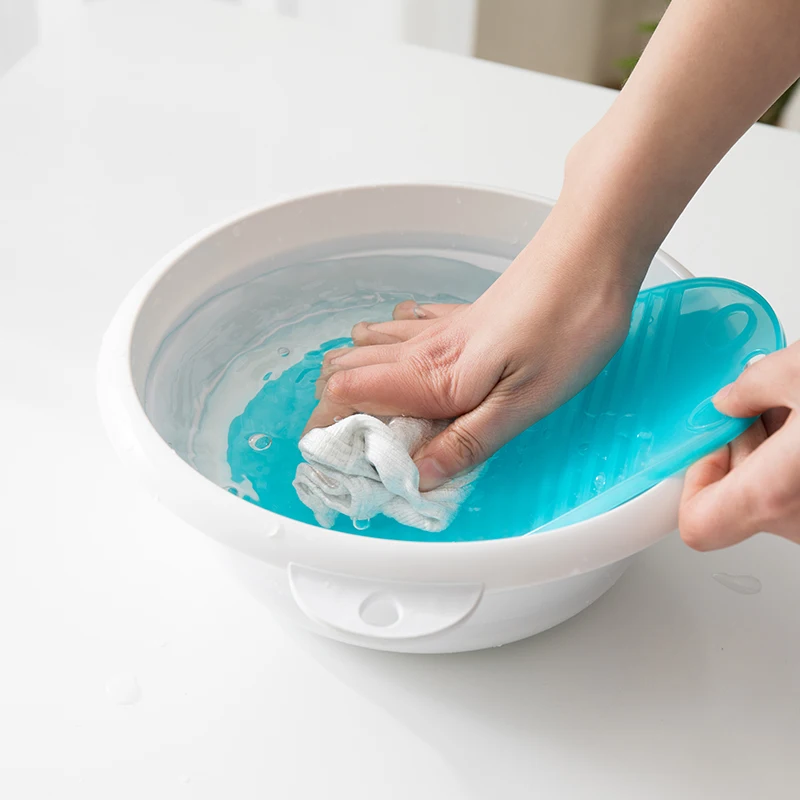 Мини PP стиральная машина портативный гармошку ручной основательных стирок