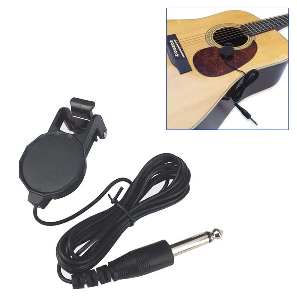 Ningbao Clip Sur Micro Micro Guitare Acoustique Violon Mandoline Ukulélé Banjo Amplificateur Haut-Parleur Son Instrument Accessoire