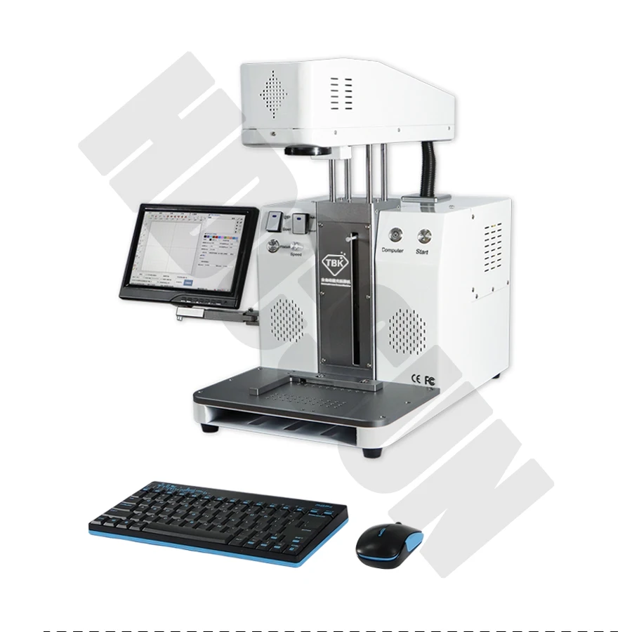 TBK 958C мини принтер с ЧПУ лазерная гравировальная машина для ремонта ЖК лазера Iphone