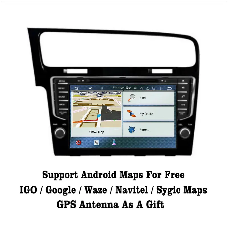Liislee Android 7 1 2G RAM для Volkswagen VW GOLF автомобильное радио Аудио Видео Мультимедиа DVD