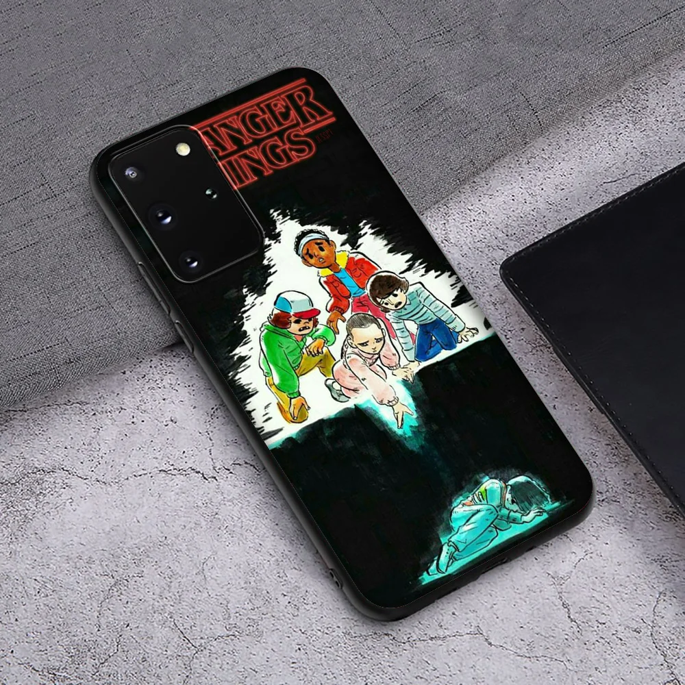 Мягкий чехол Lavaza с надписью очень странные дела 11 для Samsung Note A3 A5 A6 A7 A8 A9 A10s A20s A30s A40s