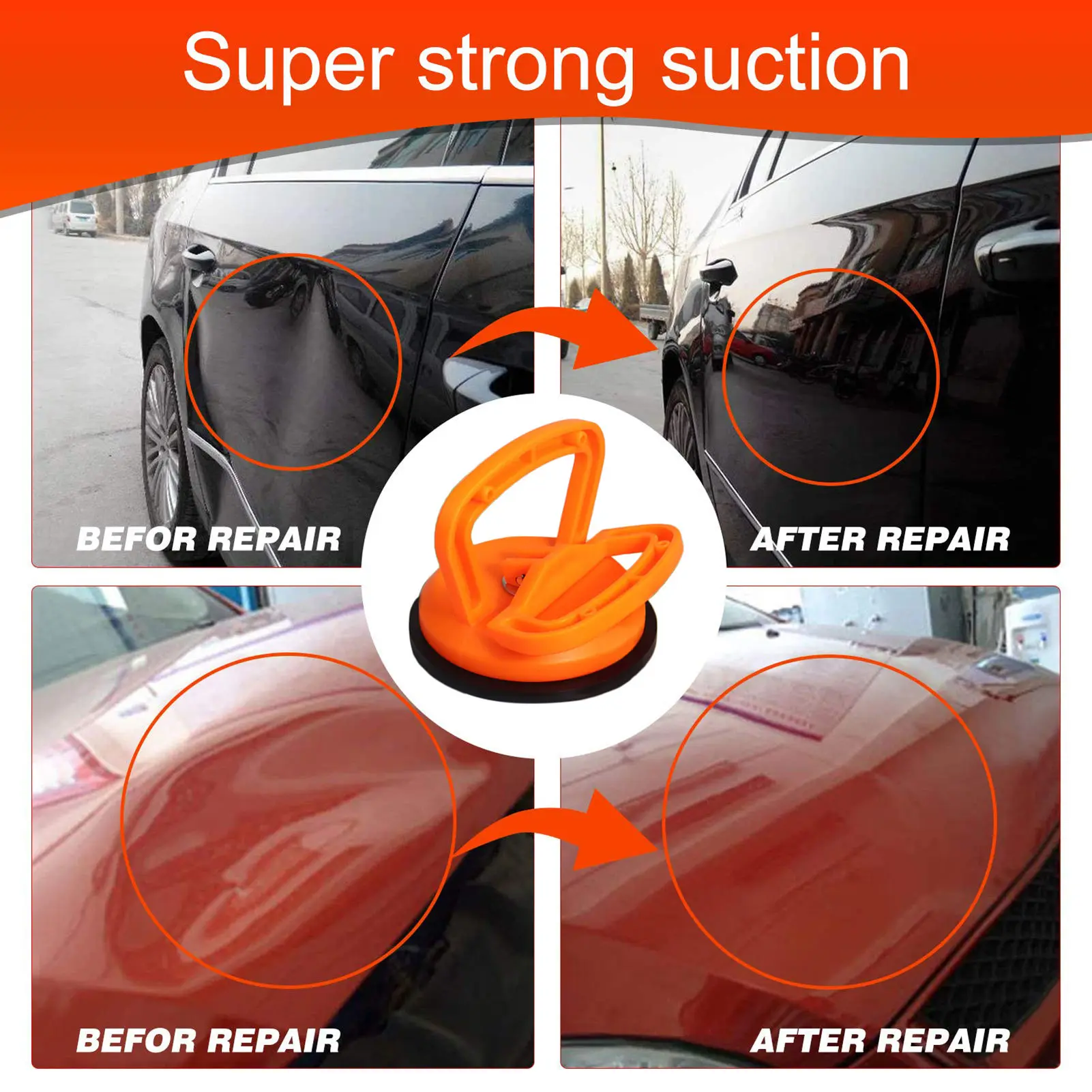 

Car Dent Remover Puller Repair Kit Body Damage Pulling Suction Cup Vacuum Glass Sucker For Small Dents In Car Body Dent Auto New