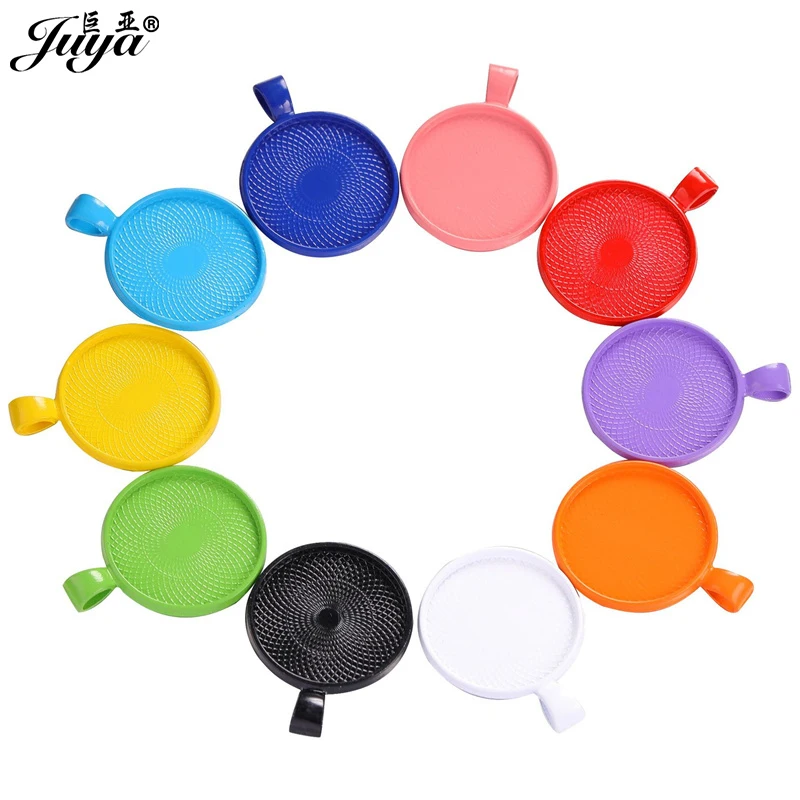 50 шт. Разноцветные Подвески с кабошоном 25 мм | Украшения и аксессуары