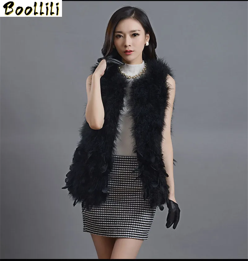 Womens Boollili Fashion Faux Fur Vest Winter Warm Women Coat Vests Elegant Furs Women's Coats Female Thicker Faux Jackets