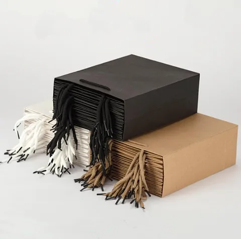 20 штук подарочный пакет из крафт-бумаги с ручкой маленькая/большая сумка для покупок Свадебная вечеринка коричневый мешок упаковки DIY модный подарок сумка