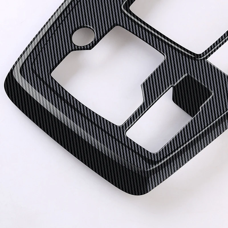 

Car Carbon Fiber Center Console Gear Panel Frame Gear Shift Panel Cover Trim for Mazda CX-8 2019 2020