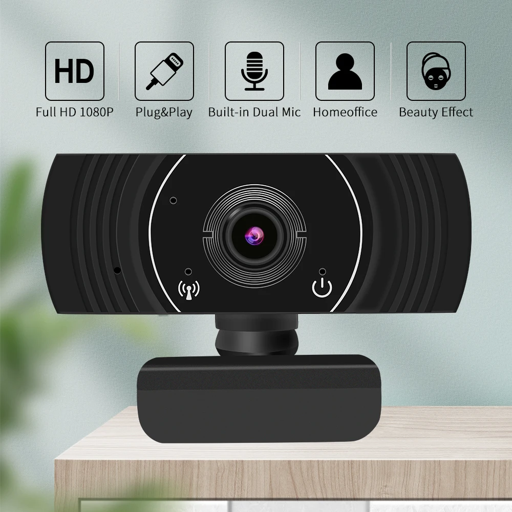

HD 4MP USB Webcam Conference clip-on for PC Computer Streaming with Mic and Speaker Video Chat Live Webcamera online Teaching