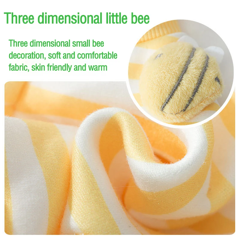 Cute little bee three-dimensional shoulder guard cat clothes warm autumn and winter small dog two legged pet | Дом и сад