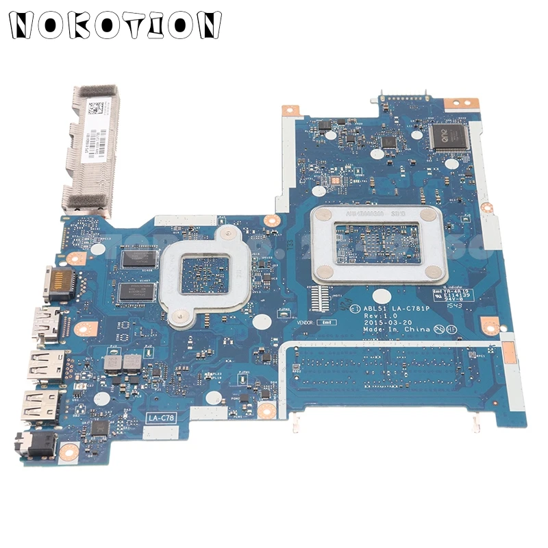 nokotion brand new 813971 501 813971 001 for hp 255 g4 15 ac 15 af laptop motherboard abl51 la c781p a8 7410 cpu free heatsink free global shipping