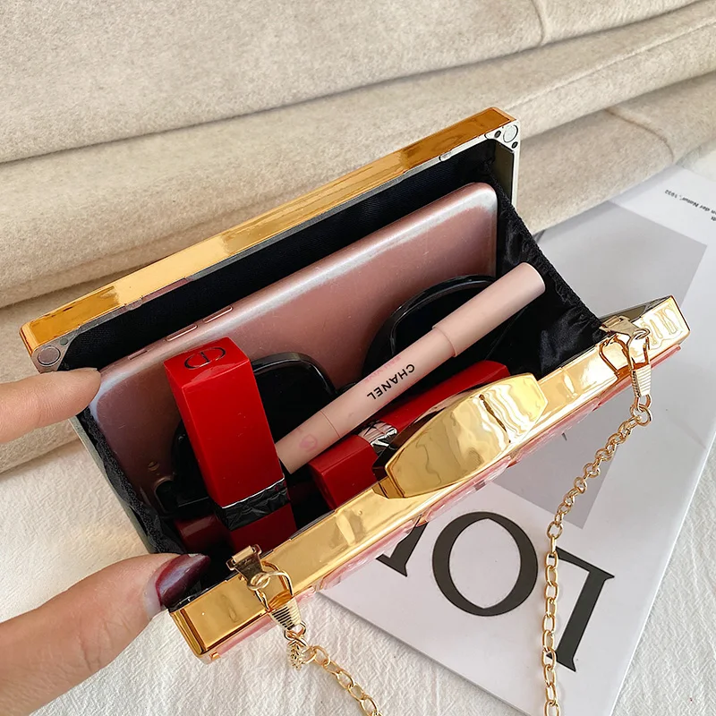 

Party Wedding Clutch Bags For Women 2020 Mini Chain Shoulder Crossbody Bag High Quality Purses and Handbags Ladies Evening Bag