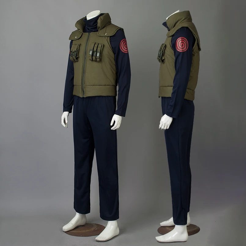 Костюм супергероя ниндзя хатакэ Какаси для взрослых костюм косплея одежда