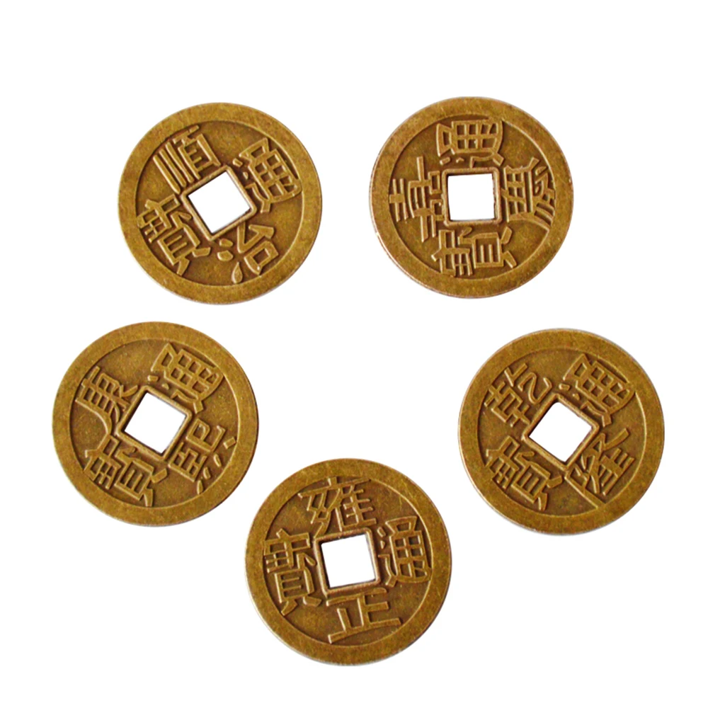 

Chinese FengShui Lucky Ching/Ancient Coins Set Educational Ten Emperors Antique Fortune Money Alloy Coin Luck Fortune Wealth