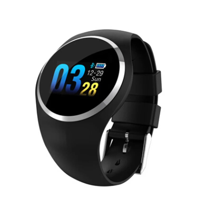 Черный Женские Bluetooth Смарт часы телефон мат для Android IOS iPhone samsung huawei - Цвет: Черный