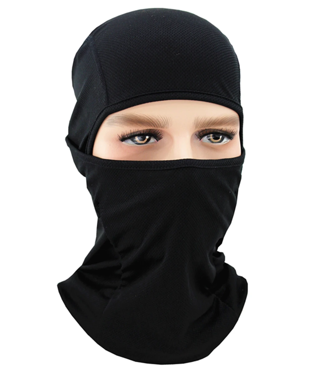 Регулируемая Ветрозащитная Балаклава для мотоциклов летняя Солнцезащитная