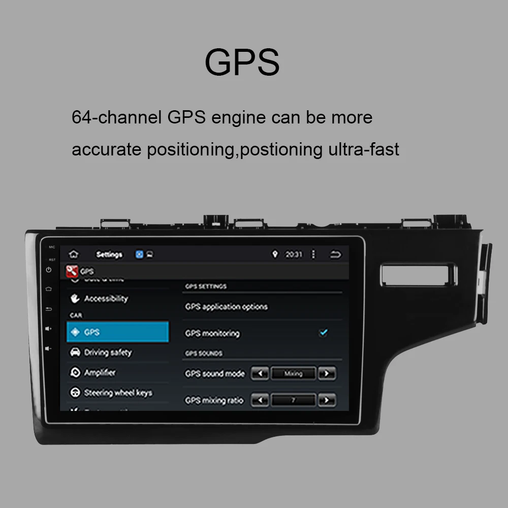 9 &quotAndroid 10 0 Автомобильный GPS-навигатор для Honda Fit/Jazz 2014-2019 правосторонний