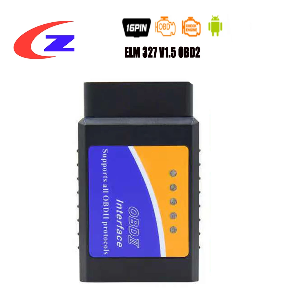Сканер ELM 327 V1.5 OBD2 для Android elm327 BT v1.5 ODB2 считыватель кодов OBD 2 Автомобильный