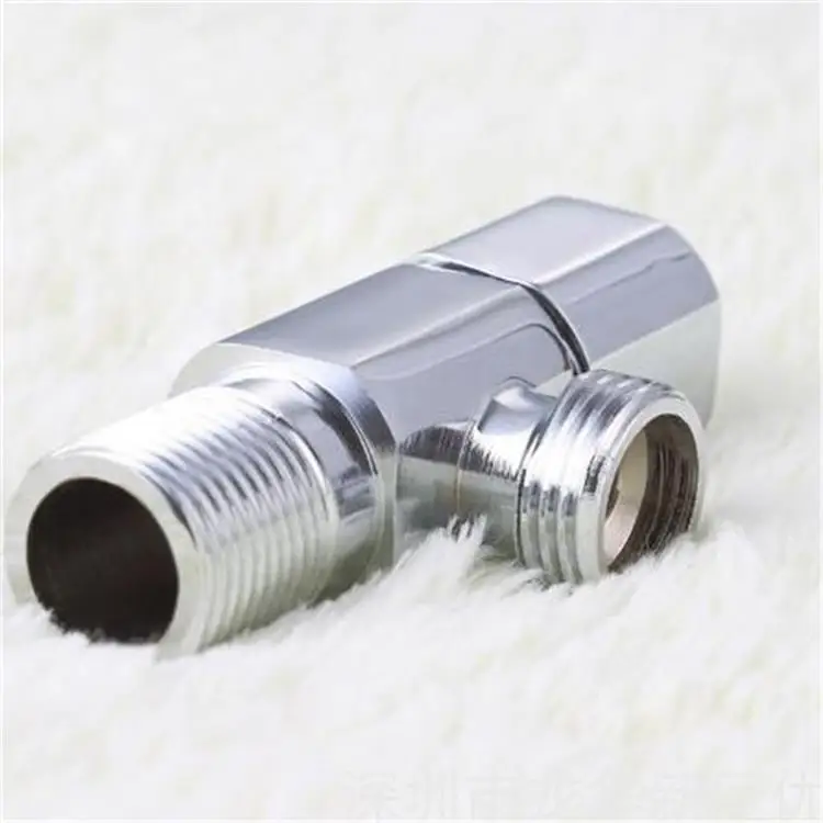 

1 шт. высококачественный медный клапан G1/2 дюйма с наружной резьбой, аксессуары для ванной комнаты, угловые клапаны с керамическим картридже...