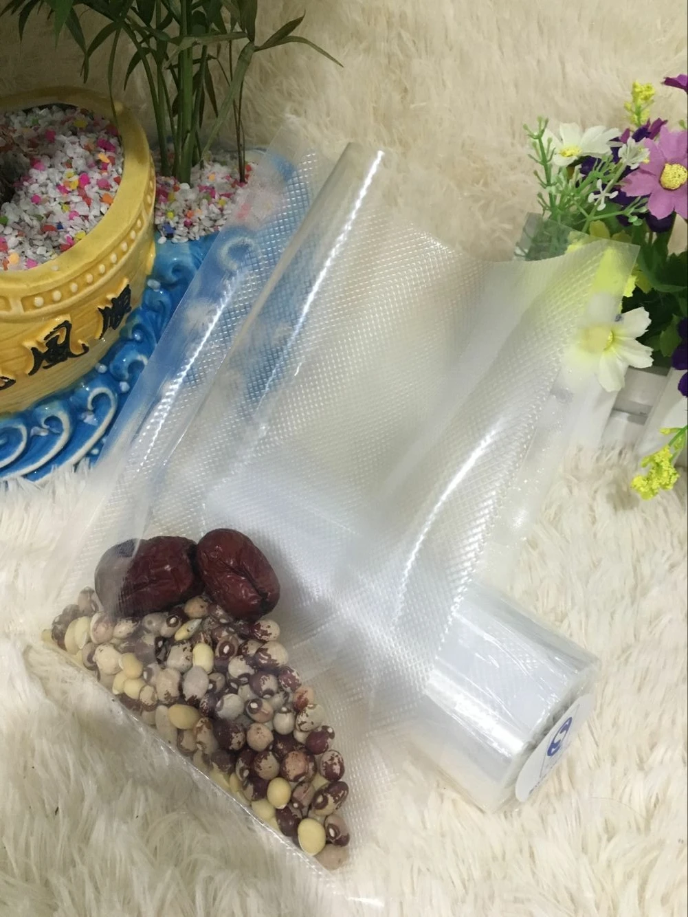 BPA Бытовая Вакуумная сумка для хранения пищевых продуктов, упаковочная машина, вакуумный упаковщик для пленки, обертка, пищевая упаковка, 1 рулон