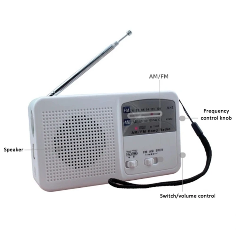 Солнечная энергия радио аварийный банк питания для мобильного телефона FM AM