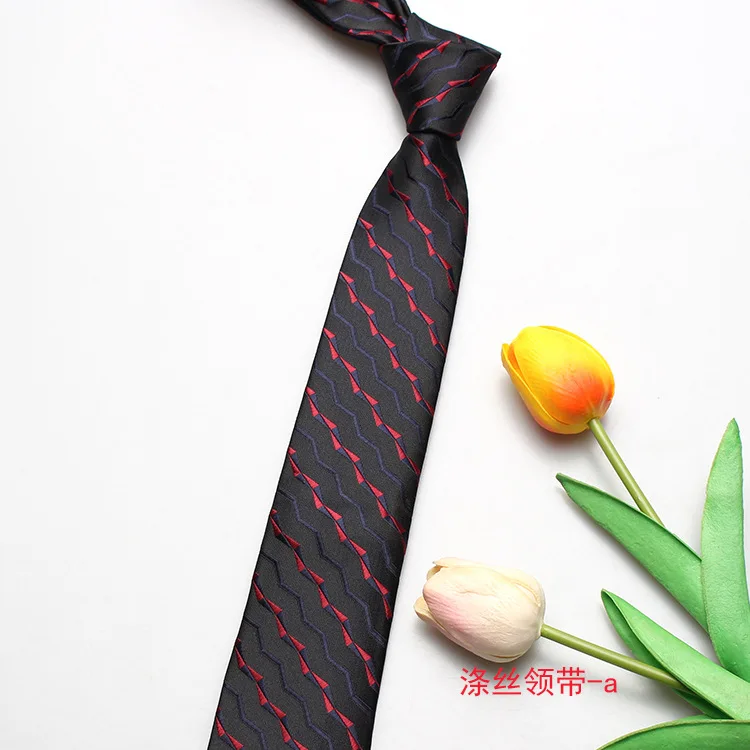 

2021 7cm Skinny Neckties for Mens Suits Wedding Neck Ties Formal Dress Polyester Tie Cravate Business Gravatas Para Homens