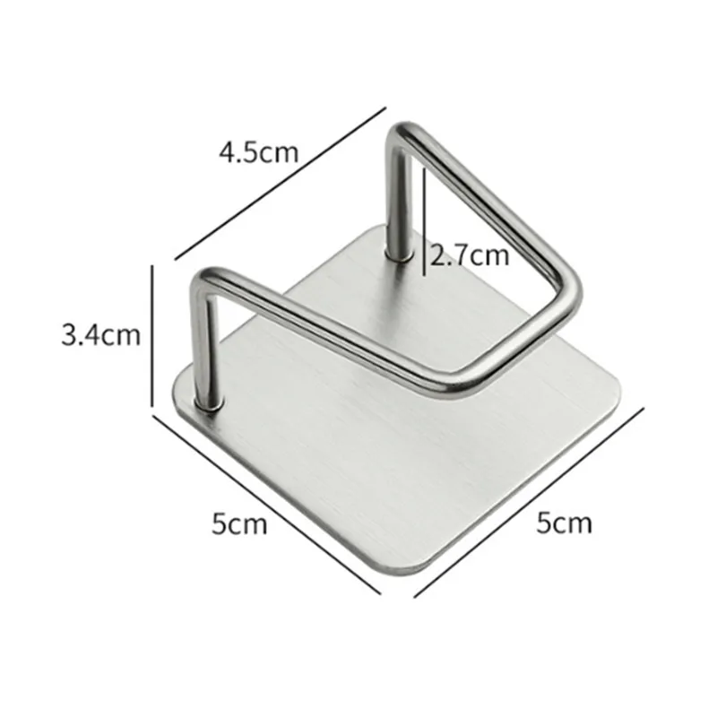 

Kitchen Sponges Holder Self Adhesive Sink Bathroom Accessories Rack 304 Stainless Steel Storage Holder Kitchen Sink Accessories