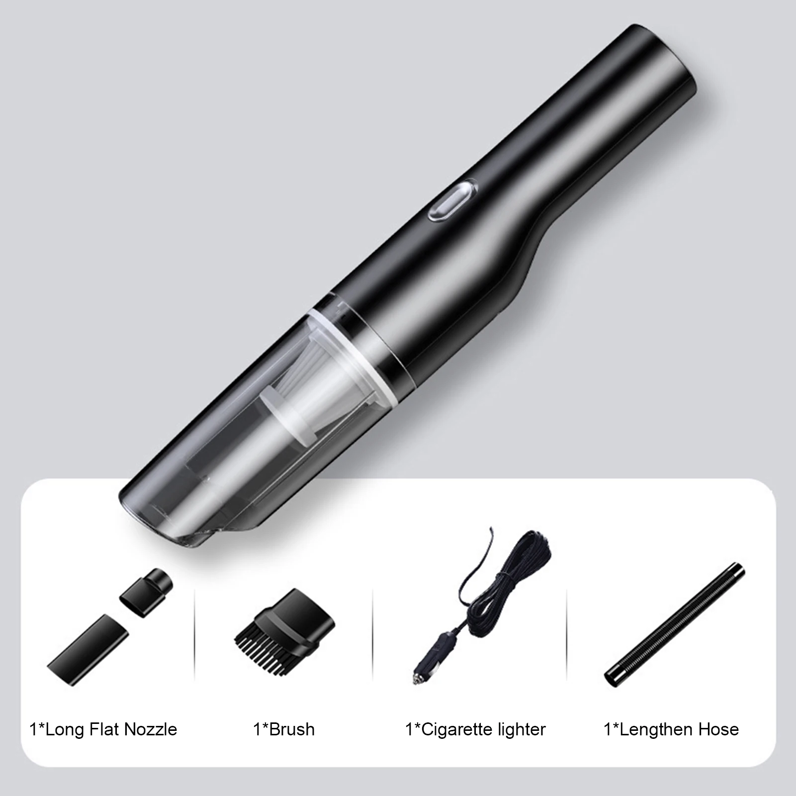 

Car Tool Portable Wired Car Vacuum Cleaner 120W 5500PA Mini Dust Catcher Rechargeable Car Home Dual-purpose Vacuum Cleaner