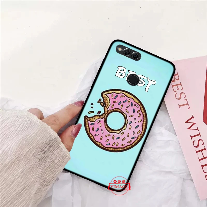 Best Friends girls Couple Silicone Soft Case for Huawei Honor 6A 7A Pro 7C 8 8X 8C 9 9X Lite Note 10 20 |