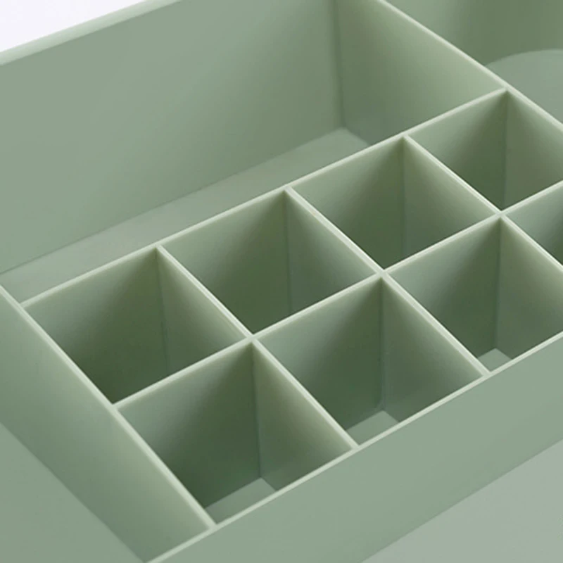 Пластиковый косметический Органайзер коробка для хранения ящик макияжа