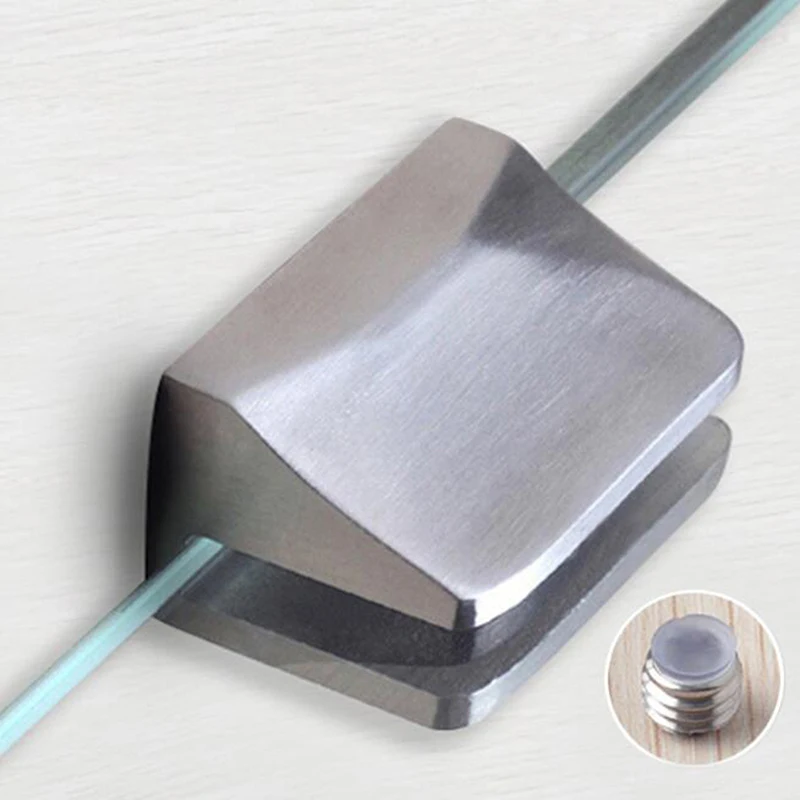 Высокое качество прочные 304 зажимы из нержавеющей стали для стеклянных полок