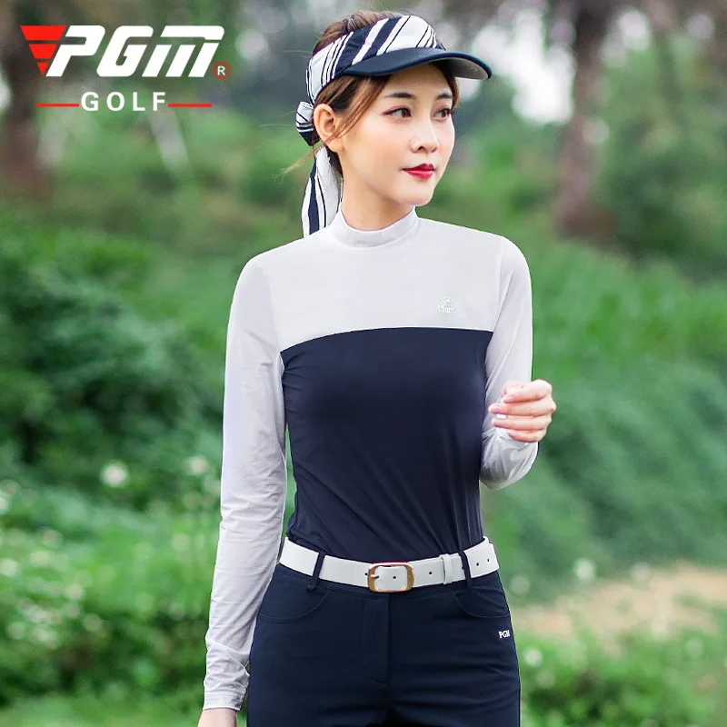 

PGM Summer Golf Women's Panel Viscose Fiber Long-Sleeved Clothing Breathable Sun-Proof T-shirt YF274