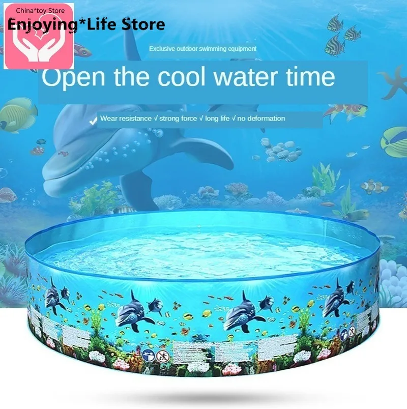 

New Family Swimming Pool Children Playing Outdoor Swimming Pool Without Tube Plastic Marine Round Outdoor Swimming Pool