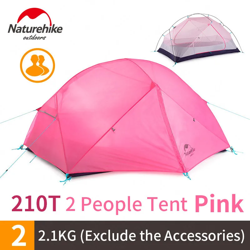 Палатка Naturehike Mongar 15D туристическая Ультралегкая на 2 человек нейлоновая