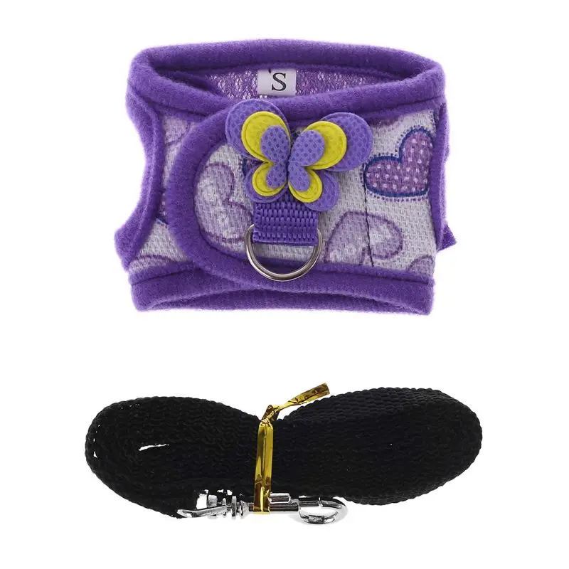 

Harness Vest Adjustable Leash Set for guinea pig Chinchilla Mice Rat Ferret Small Animal Accessories Dropship