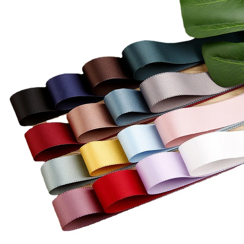 

5 ярдов однотонная полиэфирная лента для рукоделия, одежда для волос с бантом, сумка для штор, одежда, аксессуары для шляп