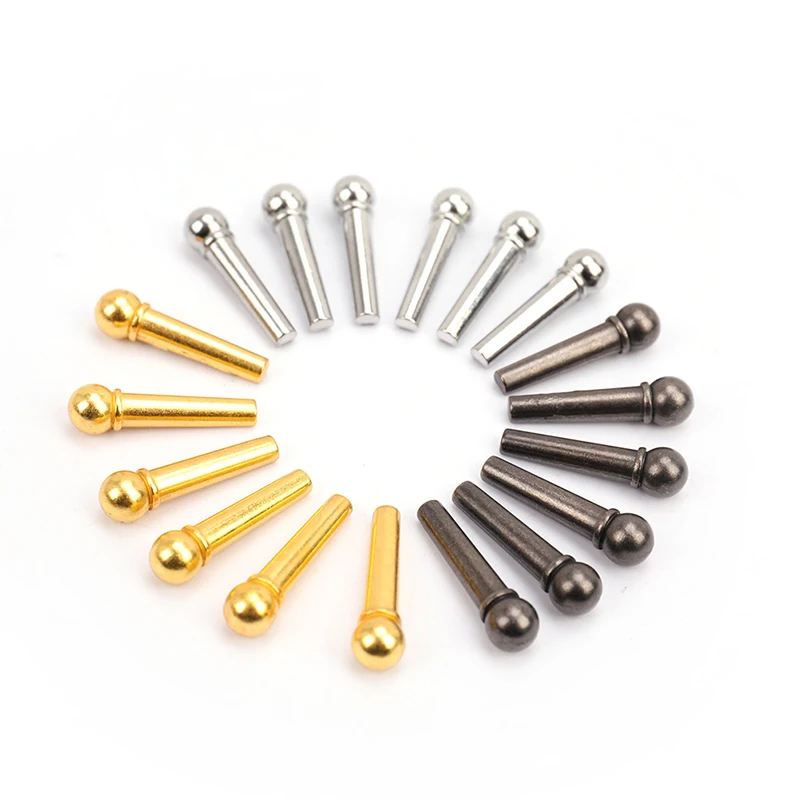 

Portable 6-string Guitar Bridge Pins Saddle Nut Acoustic Cattle Tailpiece Plastic Guitar Accessories For Acoustic Guitar Quality