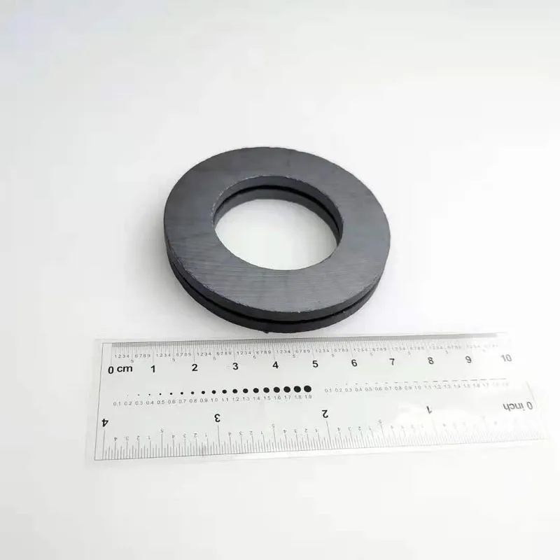 F00068- 2 шт./лот кольцевой ферритовый магнит D63 * D 35 8*4 мм магнитный стальной дисковый
