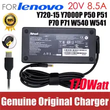 Original 20V 8.5A 170W AC Power Adapter for Lenovo Legion Y720-15 Y7000P P50 P51 P70 P71 W540 W541 Laptop Charger 45N0514