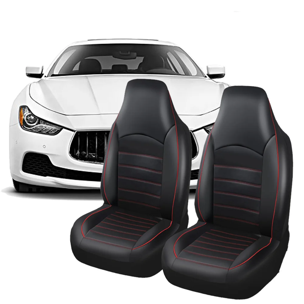 

2Pack Seasons Universal Breathable Car Front Seat Cushion Non-Slip Seat Cover Cars Seat Protection Car Interior Accessories