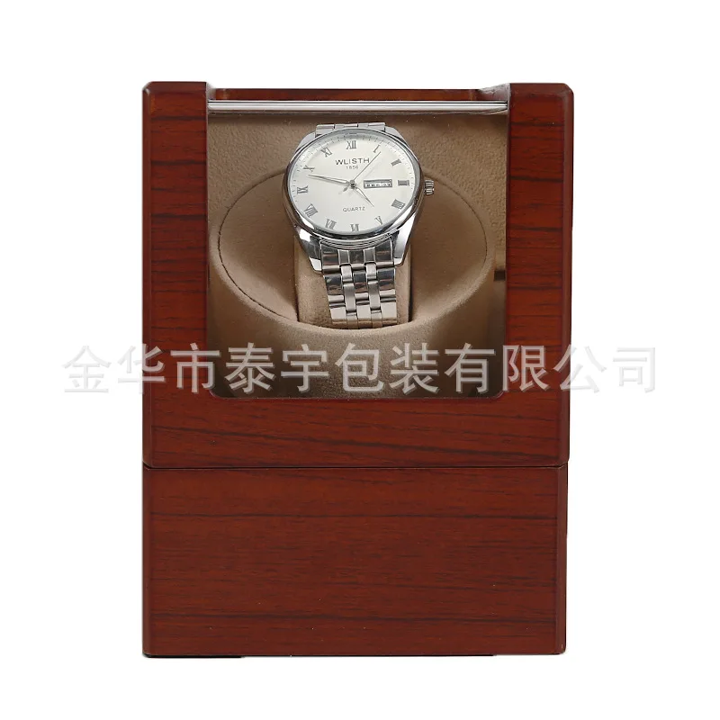 

Automatic Watch Winder Box Wood Watchwinder Winding Rotator Carbon Fiber Box Luxury Single Watch Winder Clock Shaker Motor Case