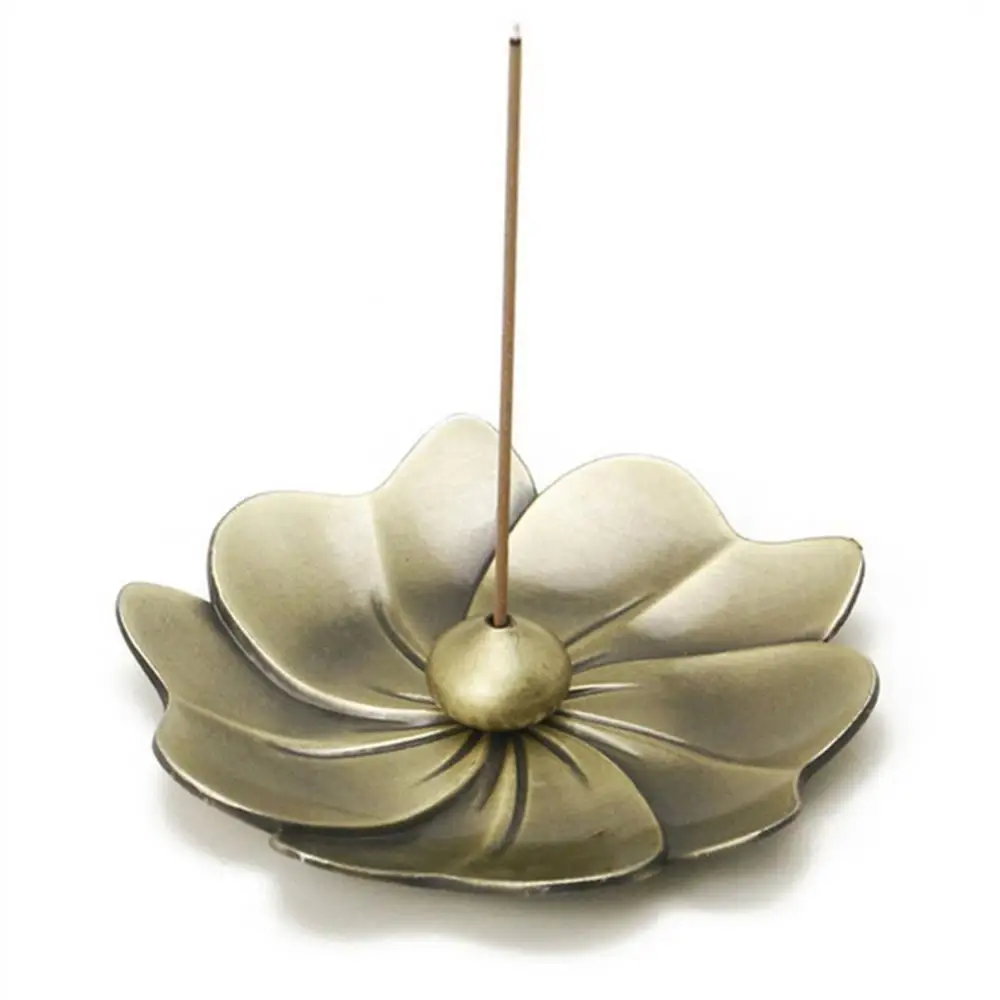 

60% Hot Sale Vintage Plum Flower Copper Incense Stick Burners Holder Censer Plate Home Decor