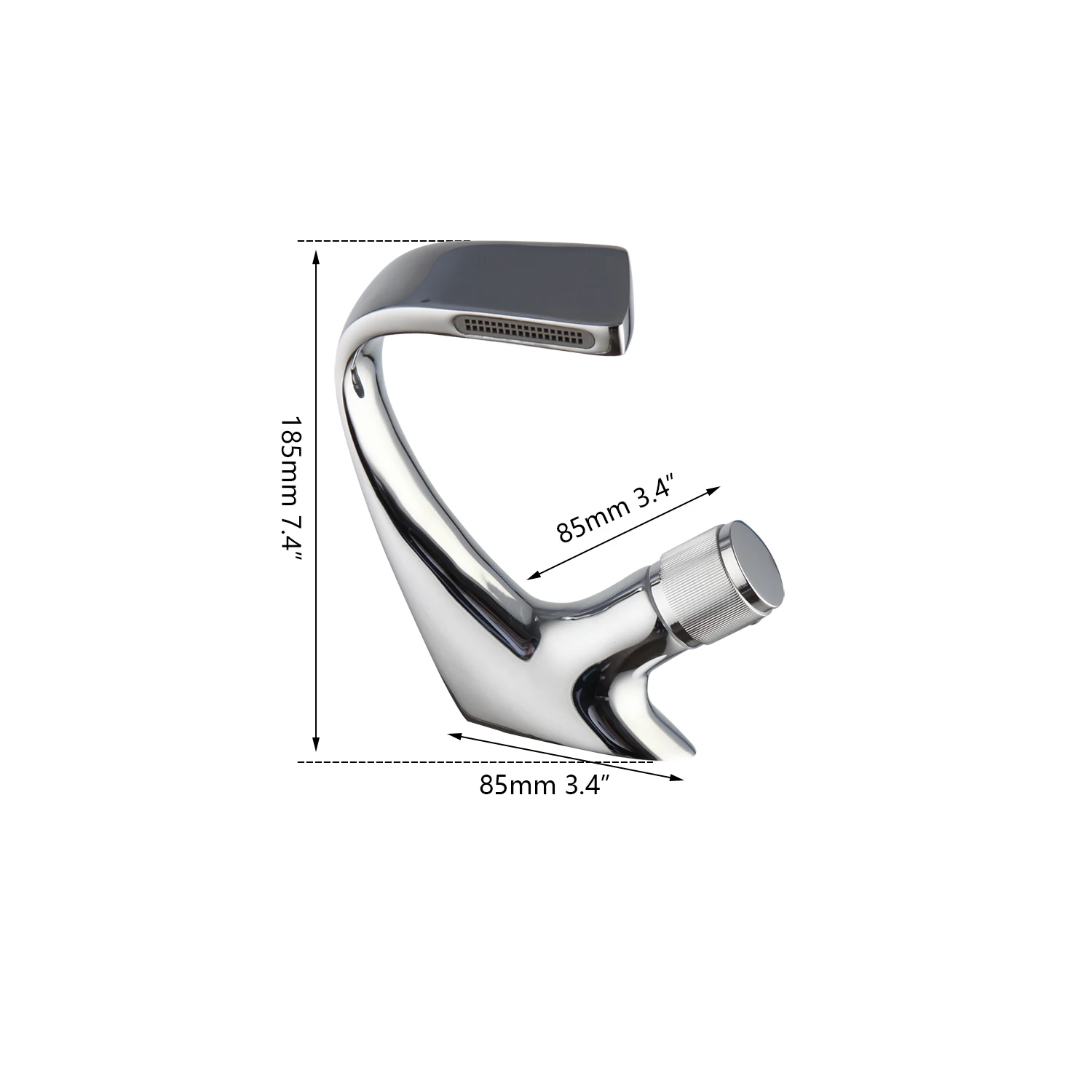 Хромированный смеситель KEMAIDI для ванной комнаты кран раковины уникальный дизайн