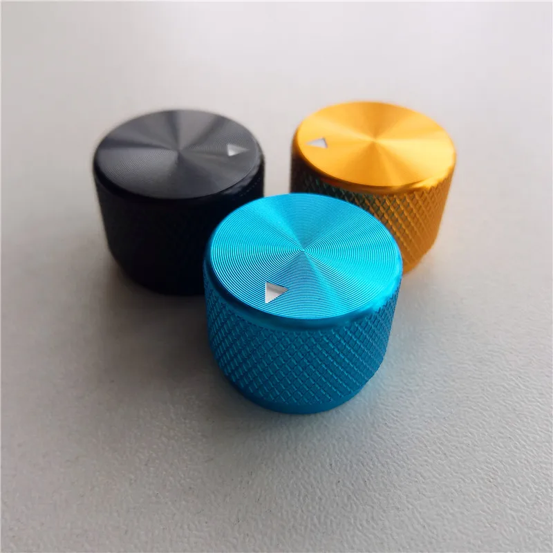 5 шт. алюминиевая ручка накатанный Потенциометр 20*15 5*6 мм крышка потенциометра