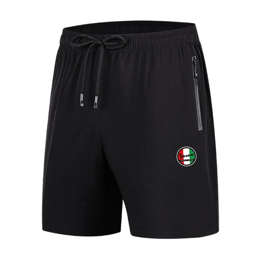 

VESPA 2021 Summer Trendy Brand Logo Men's Fitness Sports Fashion Casual Morning Running Training Basketball Stretch Thin Shorts