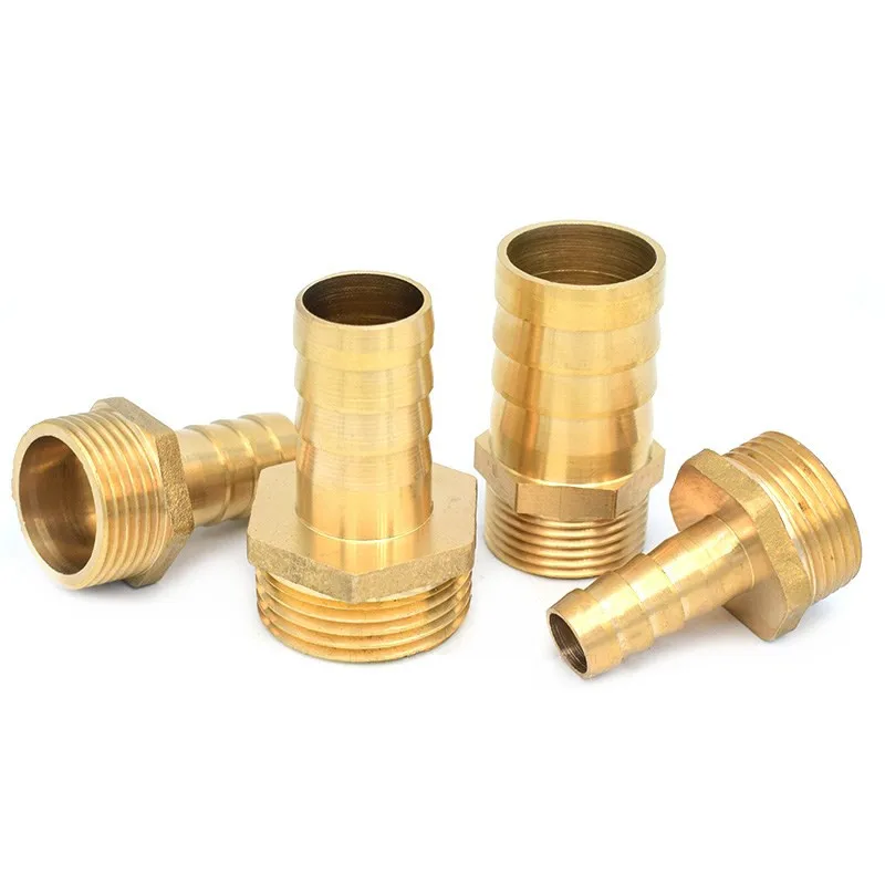 

Brass Pipe Fitting 4mm 6mm 8mm 10mm 12mm 19mm Hose Barb Tail 1/8" 1/4" 1/2" 3/8" BSP Male Connector Joint Copper Coupler Adapter