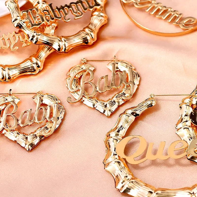 Серьги-кольца Caraquet женские в этническом стиле ажурные украшения форме сердца