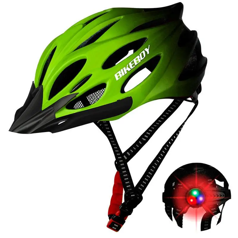 Gradient green Bikeboy унисекс Велосипедное оборудование ультра легкий шлем для горного велосипеда дорожный велосипед велосипедный шлем - Цвет: Gradient green