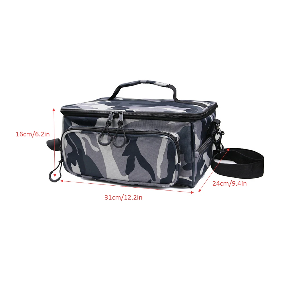 

Multifunctional Waterproof Fishing Bag Outdoor Sports Waist Pack Fishing Lures Gear Storage Bag Single Crossbody Bags